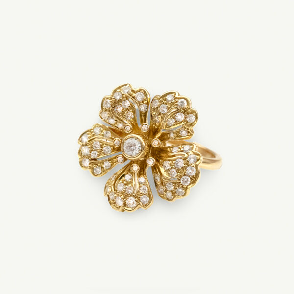 Unknown copie Golden Floral Ring