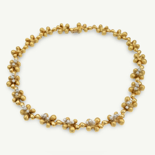 Hammered Blossom Necklace