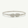 Unknown copie White Gold Cuff Bracelet