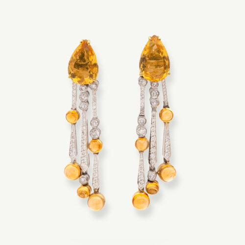 Unknown copie Citrine Triple Drop Earrings