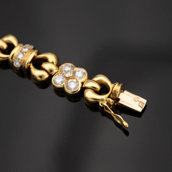 Diamond Floral Bracelet