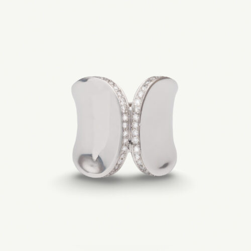 ClarisA_PaveRing_WhiteGold Dune Ring