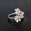 7184 Triple Blossom Ring
