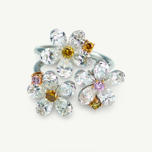 Unknown copieB Triple Blossom Ring